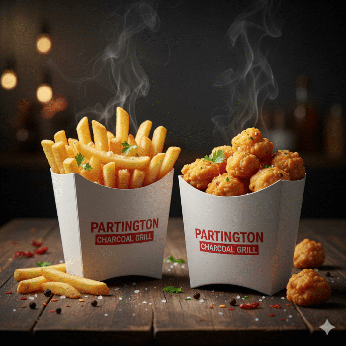 Popcorn Chicken & Chips - Image 1