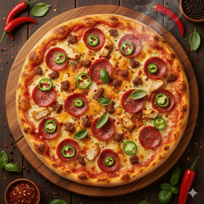Hot & Spicy Pizza - Image 1