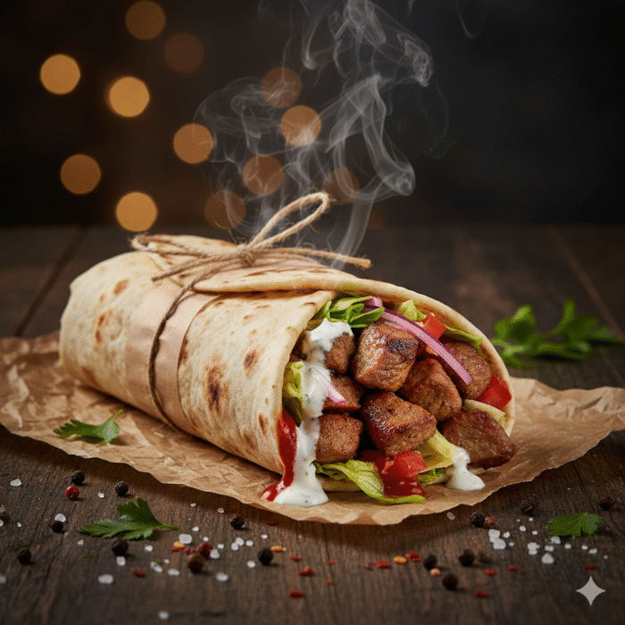 Lamb Shish Wrap - Image 1