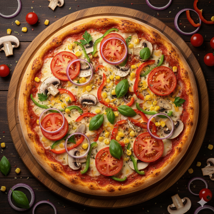 Vegetarian Pizza - Image 1
