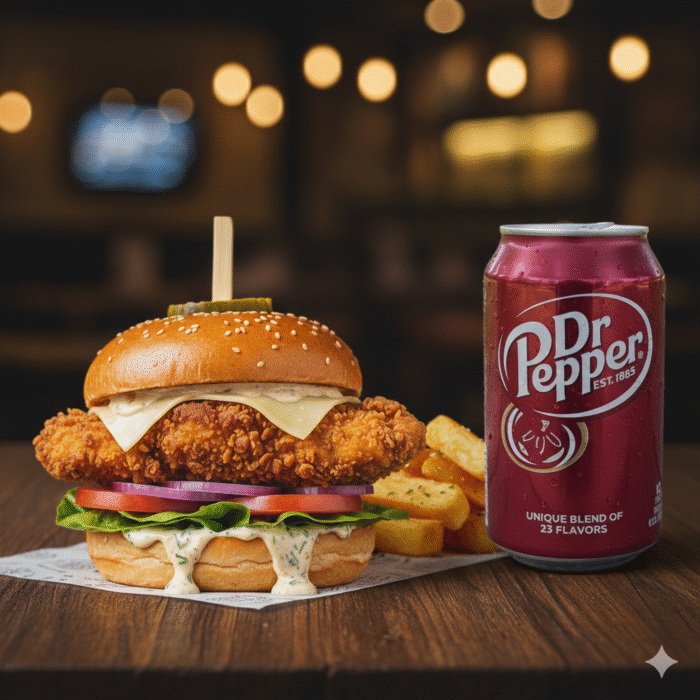 Chicken Burger Meal - Image 1