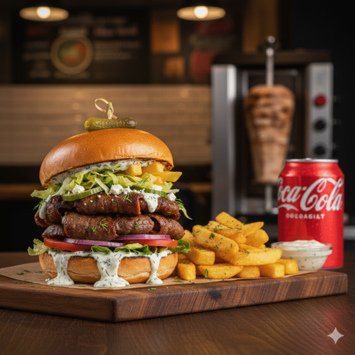 1/2 Pounder Cheese Burger Meal - Image 1